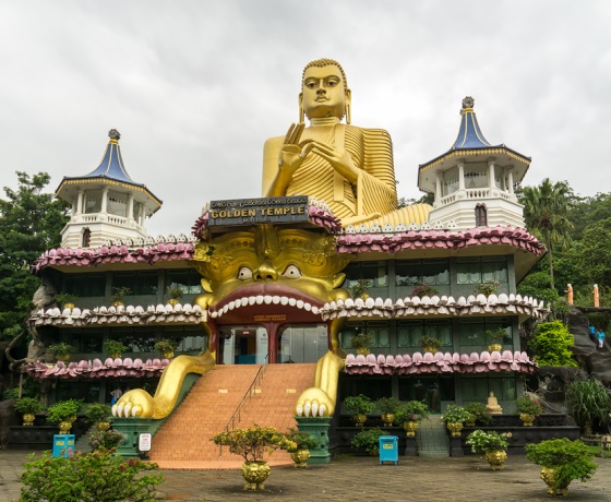 Dambulla golden temple Sri Lanka