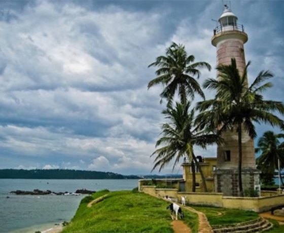 Galle lighthouse Sri Lanka fort walls